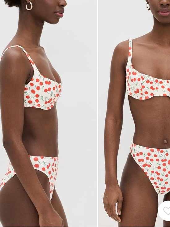Good American Other - FINAL PRICE Good American Women’s Cherry Print Underwire Bikini Top, size M